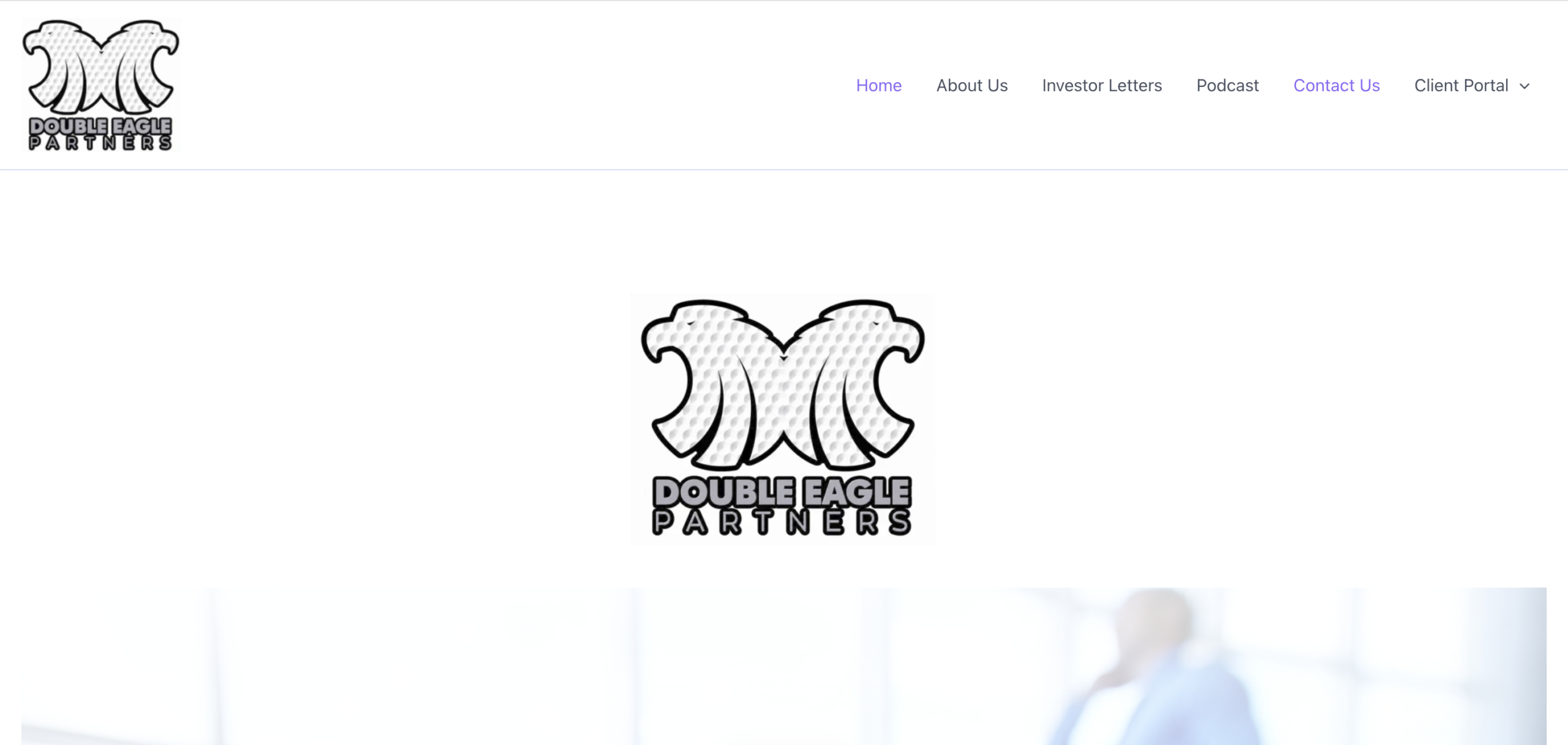 Double Eagle Partners website homepage